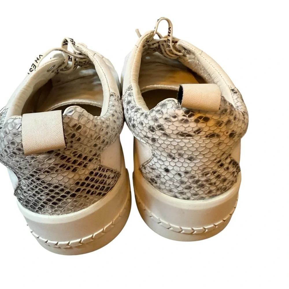 Vintage Havana | Laila White Snake Multi Leather Sneakers | Sz 8